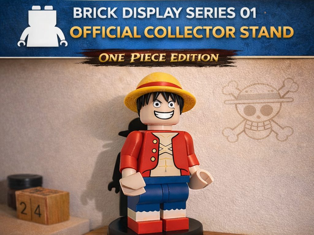 Brick Display Series 01 –Stand | One Piece Edition — vue 1