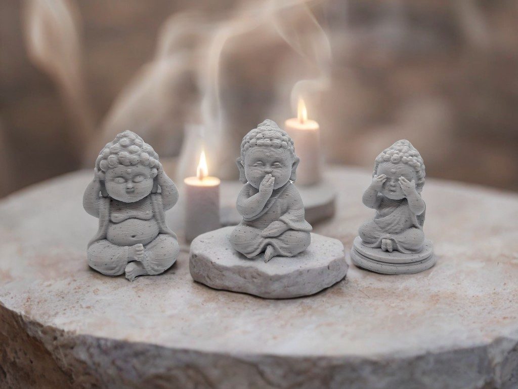 Buddhas – See No Evil, Hear No Evil, Speak No Evil — vue 1