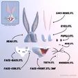 Bugs Bunny Urban Vibes – Version 2 Fan Art (Multi-parts 3MF) — vue 2