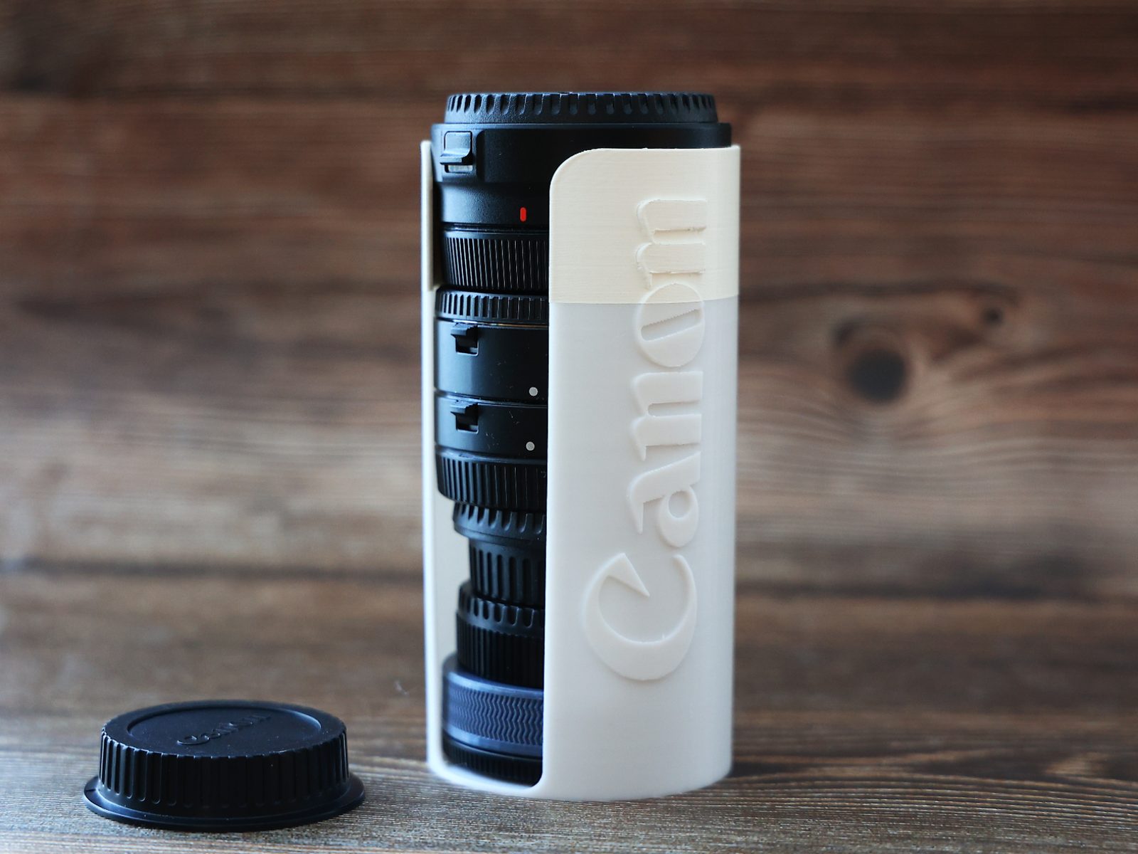 Canon Lens Cap EF RF Adapter Storage Organizer — vue 1