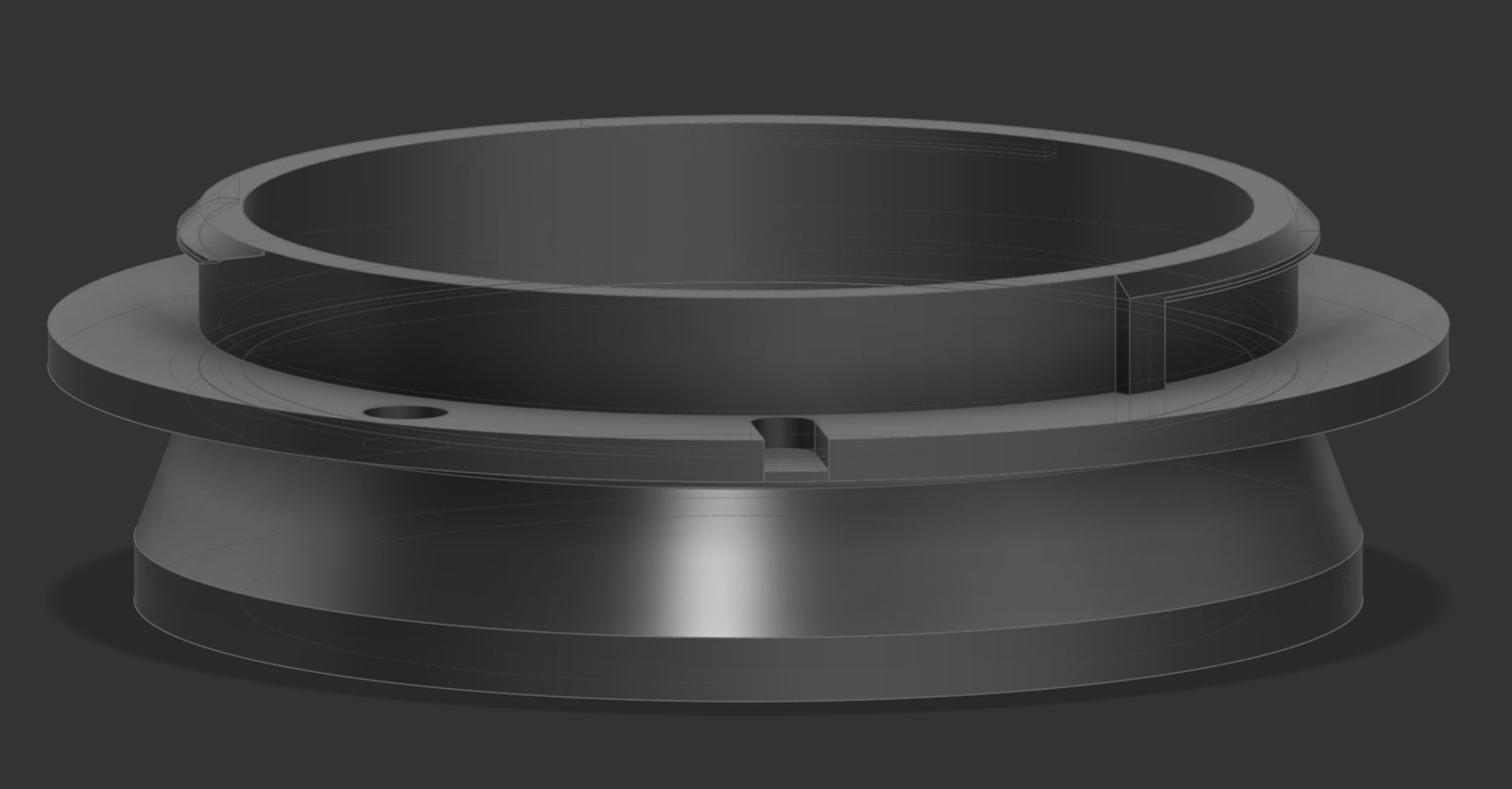 Canon RF to Celestron Camera Mount — vue 1