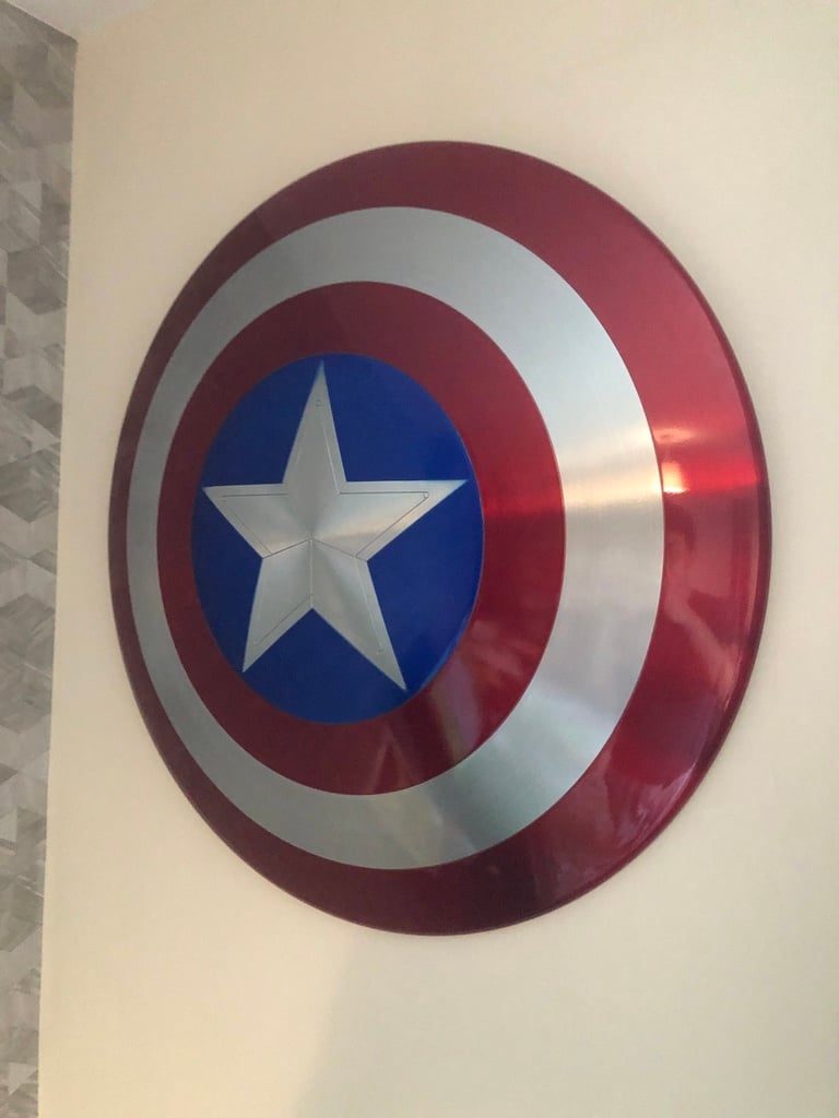 Captain America Shield Wall Mount Holder — vue 1