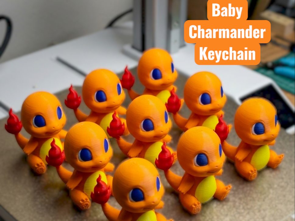 Charmander Baby Keychain — vue 1