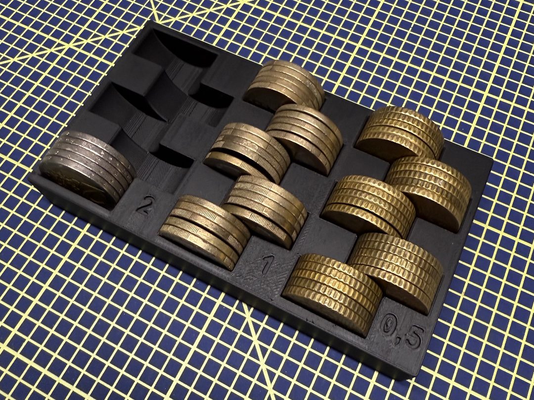 coin holder (Euro) — vue 1