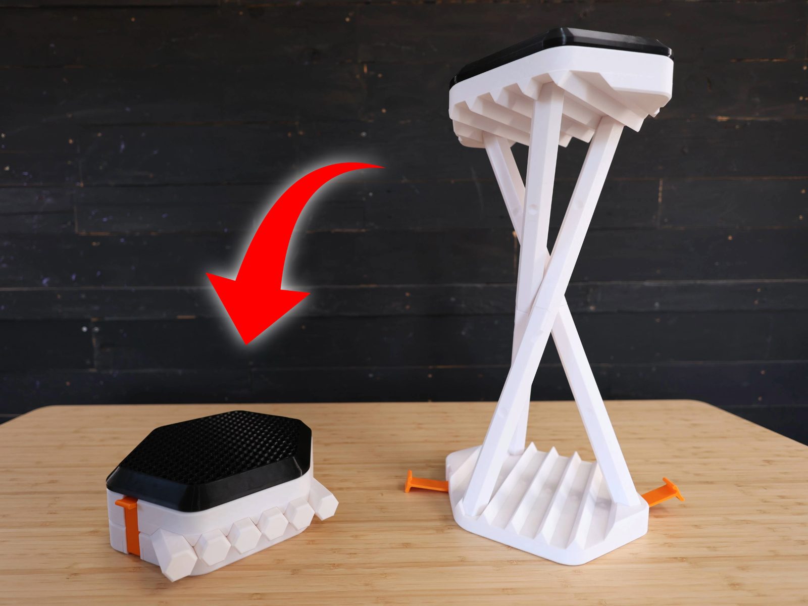 Compact Collapsible Camping Stool — vue 1
