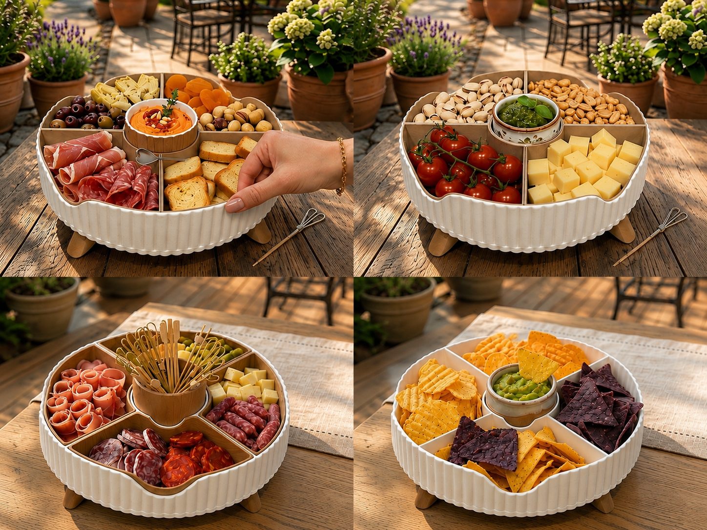 Contenant à aperitif rotatif design — vue 1
