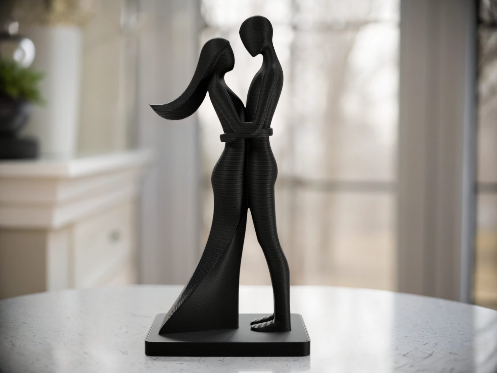 Cute valentines statue — vue 1