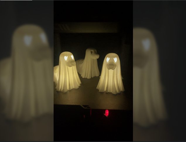 Dachshund Ghost (Tea Light) — vue 1