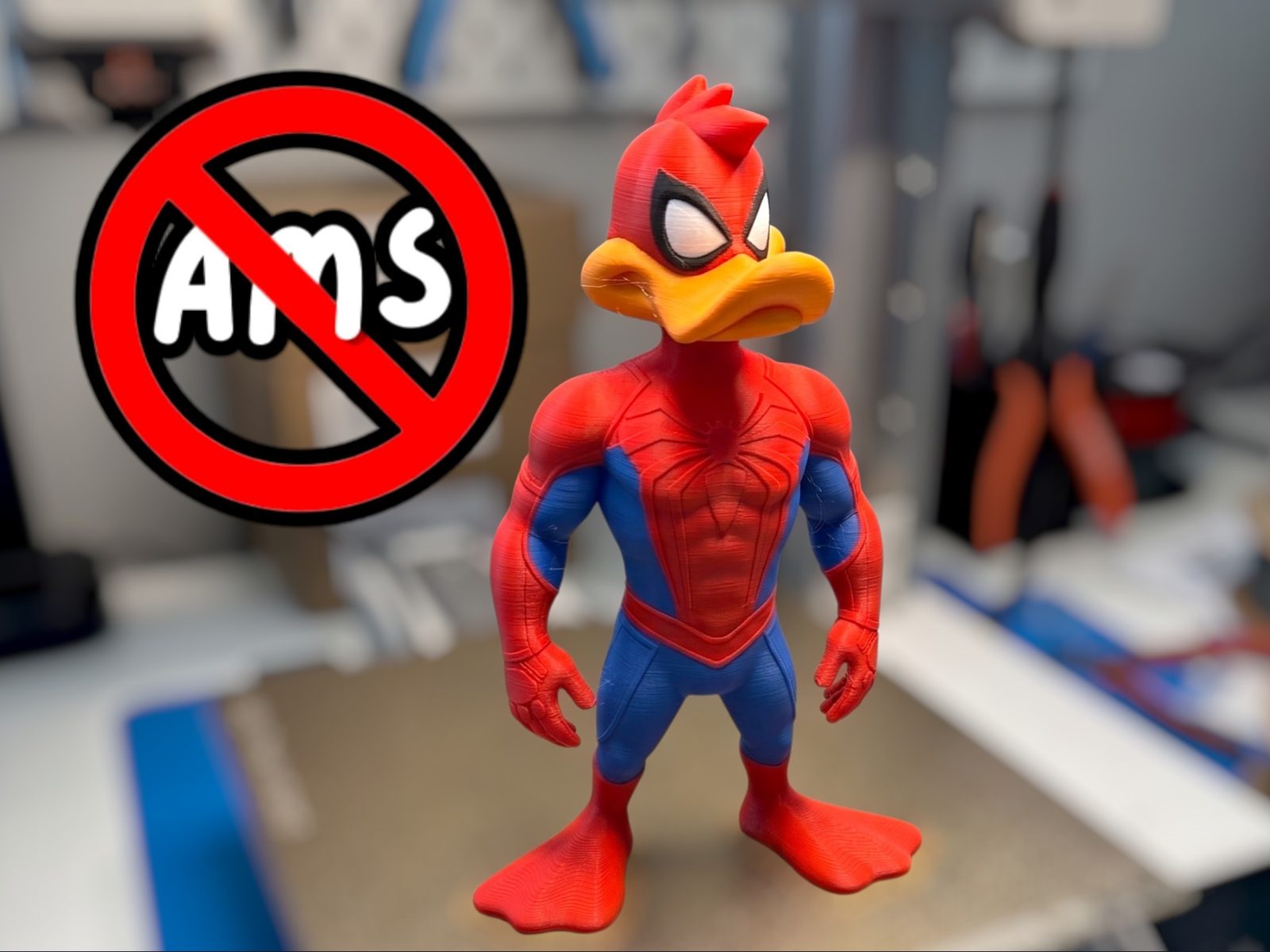 Daffy Duck SpiderMan / — vue 1