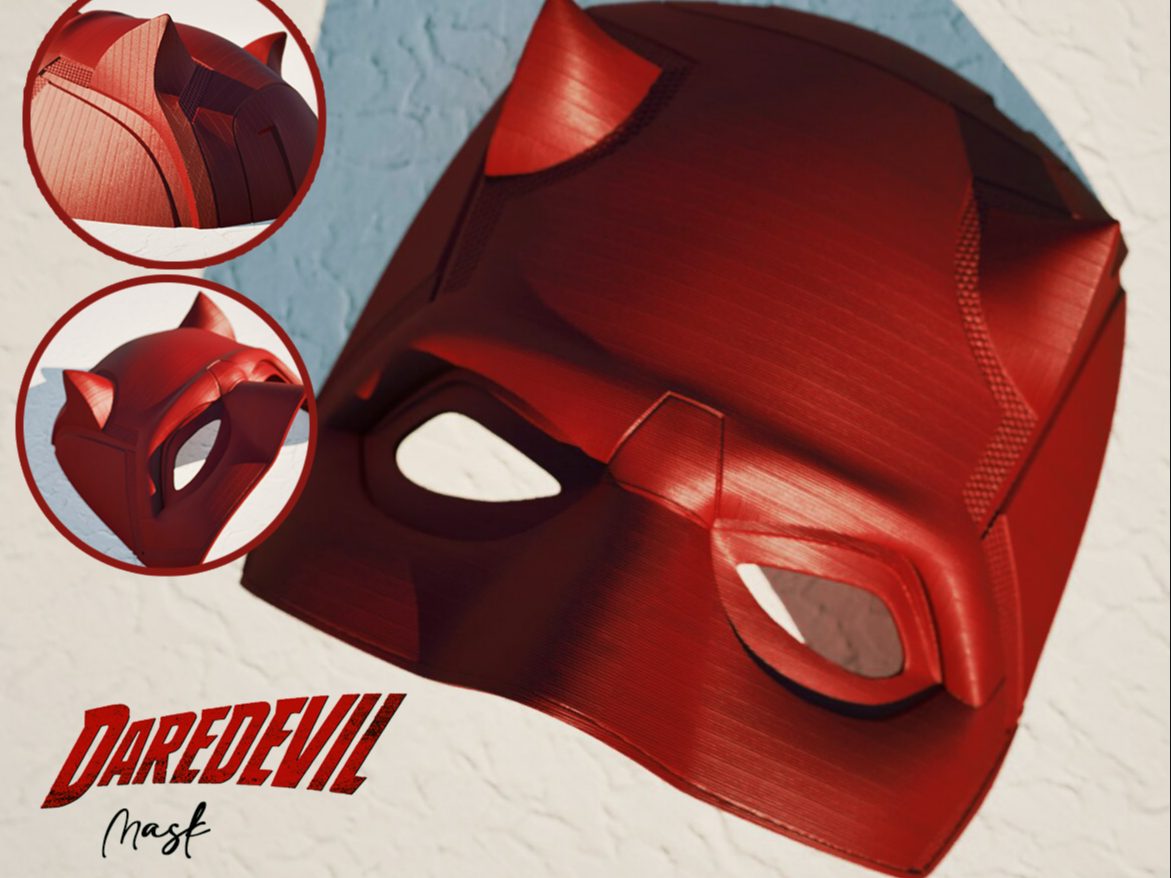 Daredevil Inspired Mask for Epic Cosplay marvel — vue 1