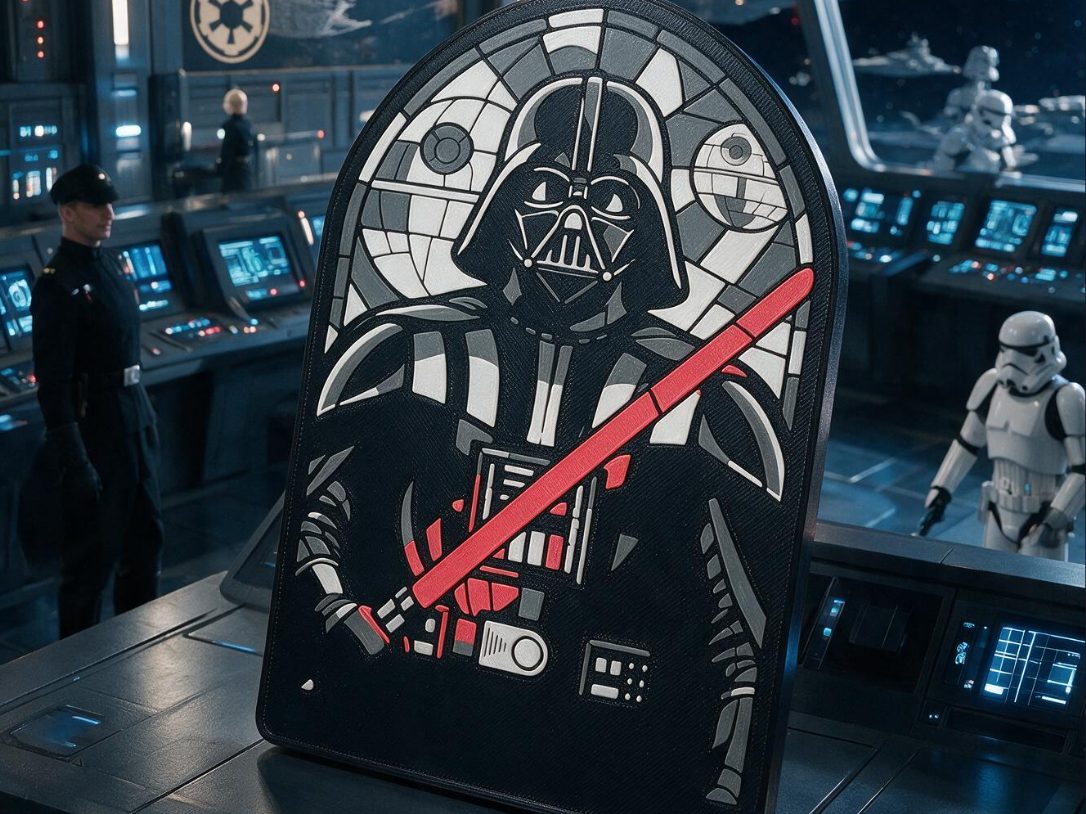 Darth Vader Stained Glass — vue 1