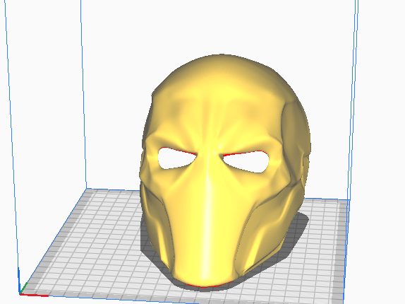 Deathstroke mask — vue 1