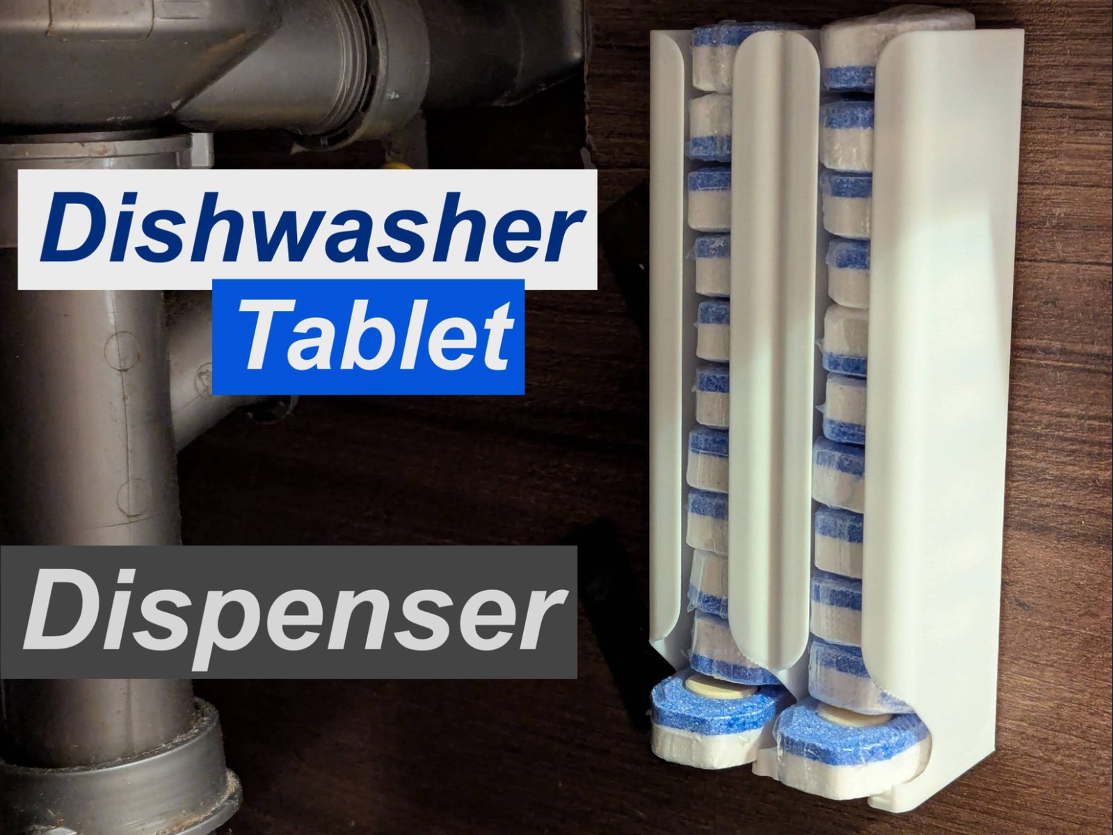 Dishwasher tablet dispenser — vue 1