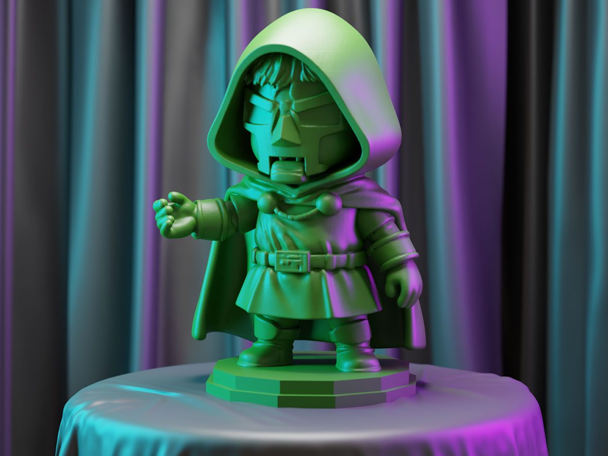 Doctor Doom Inspired Chibi Figure — vue 1