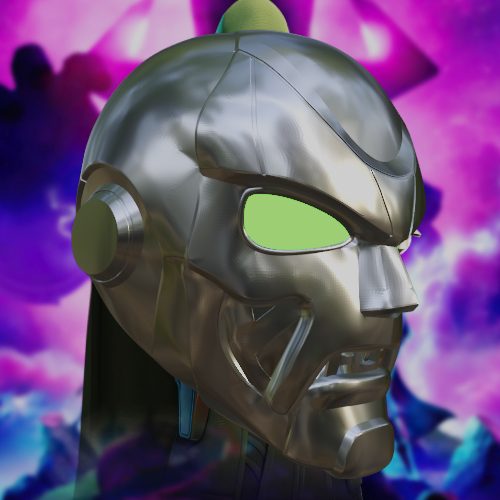 Dr. Doom Fortnite Inspired Helmet — vue 1