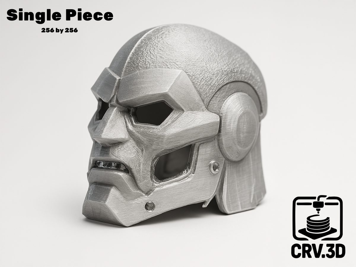 Dr. Doom–Inspired Helmet — vue 1