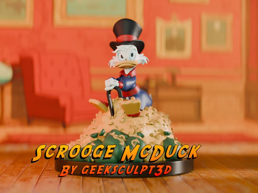 DuckTales Scrooge McDuck – Fan Art Collectible — vue 1