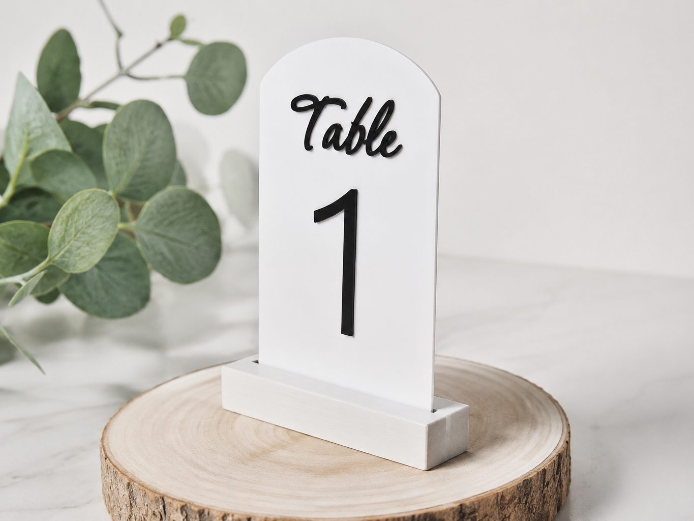 Elegant Wedding Table Numbers — vue 1