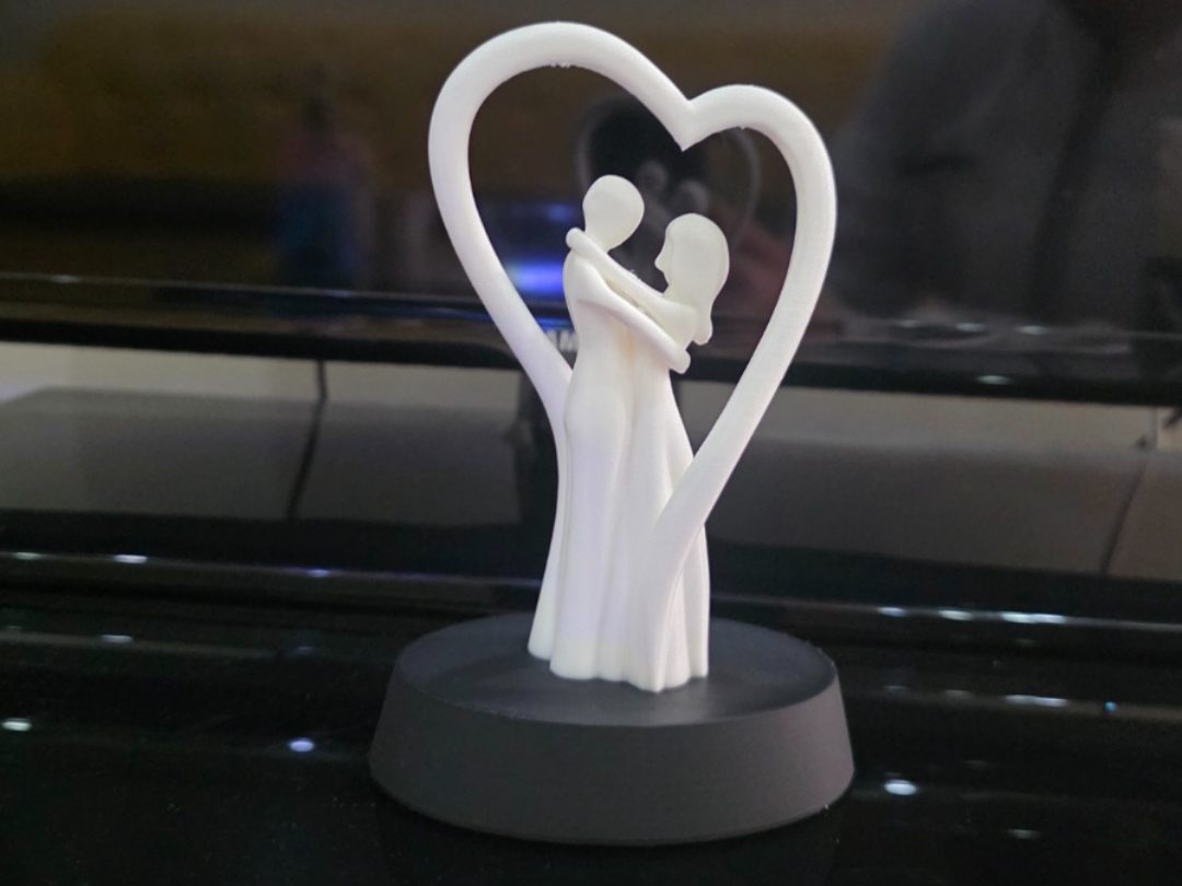 eternal love couple with heart — vue 1