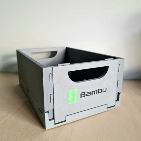Foldable box — vue 1