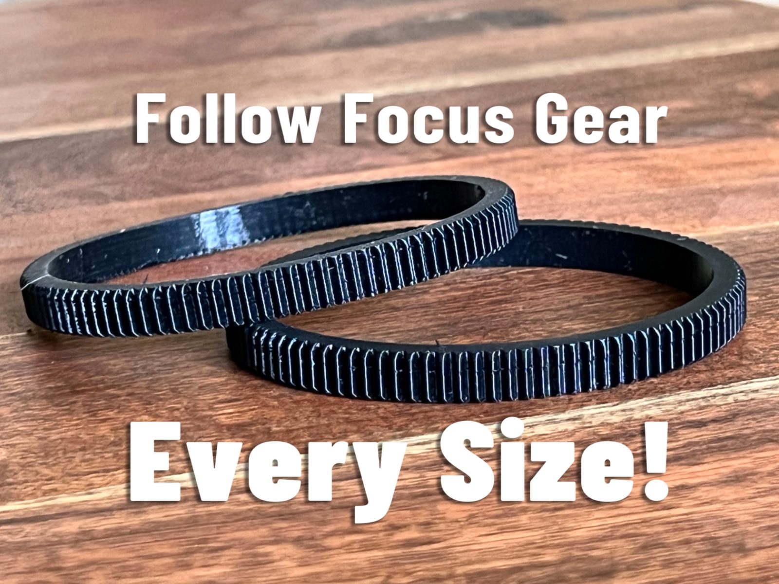 Follow Focus Gear for Lens - All Sizes — vue 1