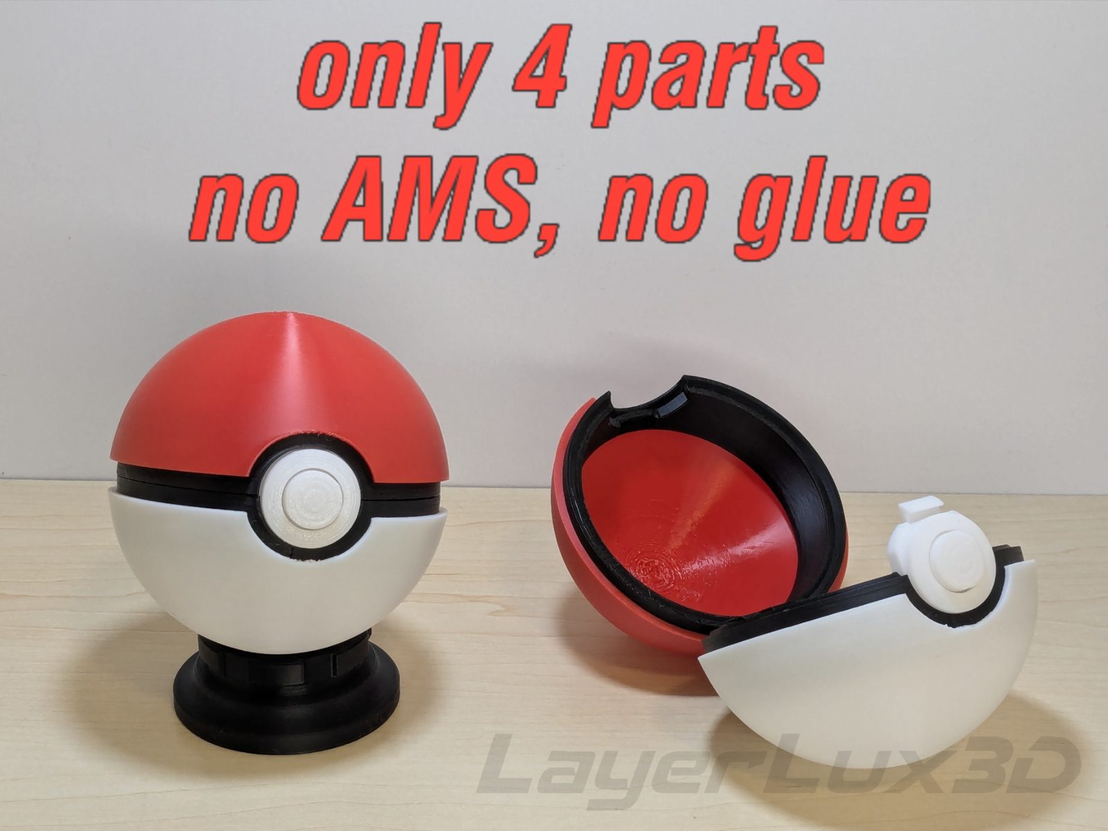functional Pokéball - no glue — vue 1