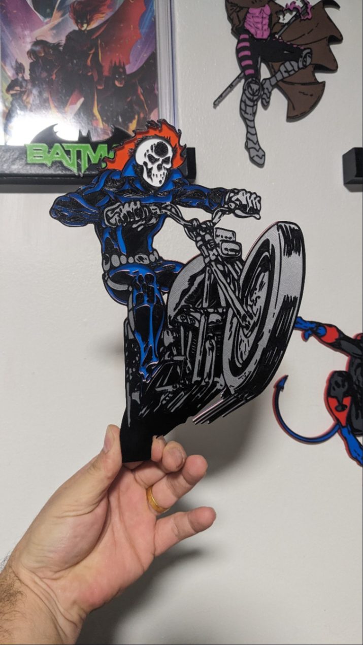 Ghost Rider Wall Art — vue 1