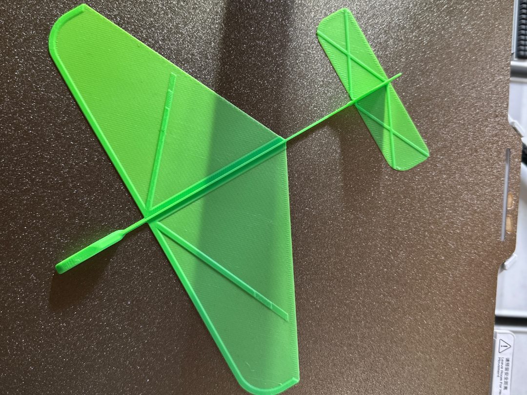 glider plane — vue 1