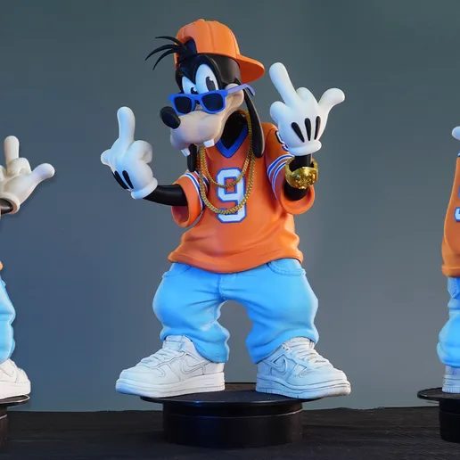 Goofy Hip-Hop Urban Vibes – Modular STL – Multi-Part 3MF — vue 1