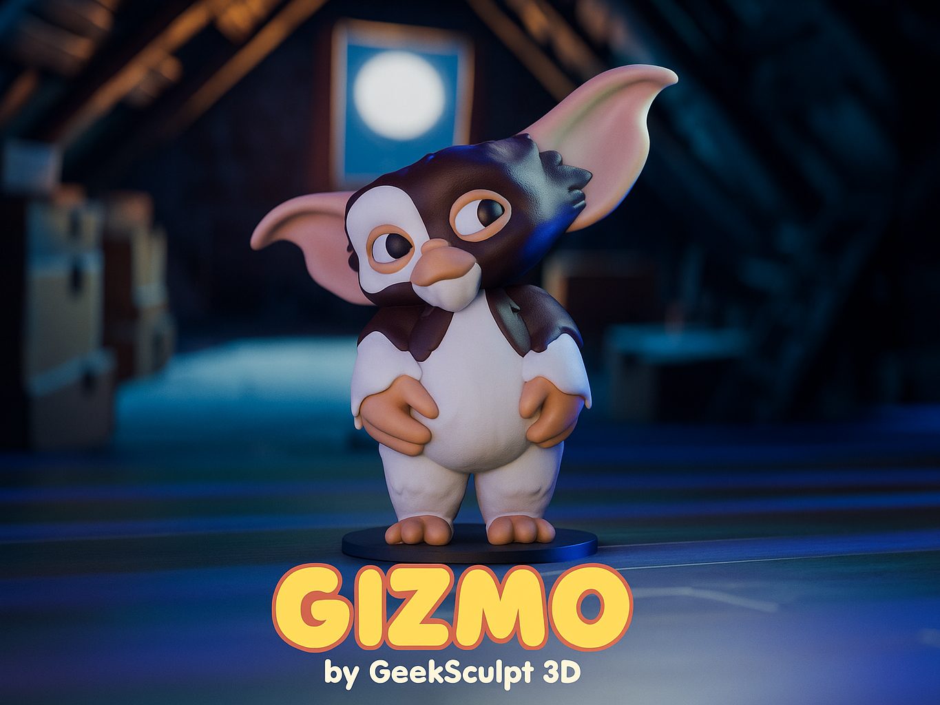 Gremlins Gizmo Collectible Fan Art Figurine — vue 1