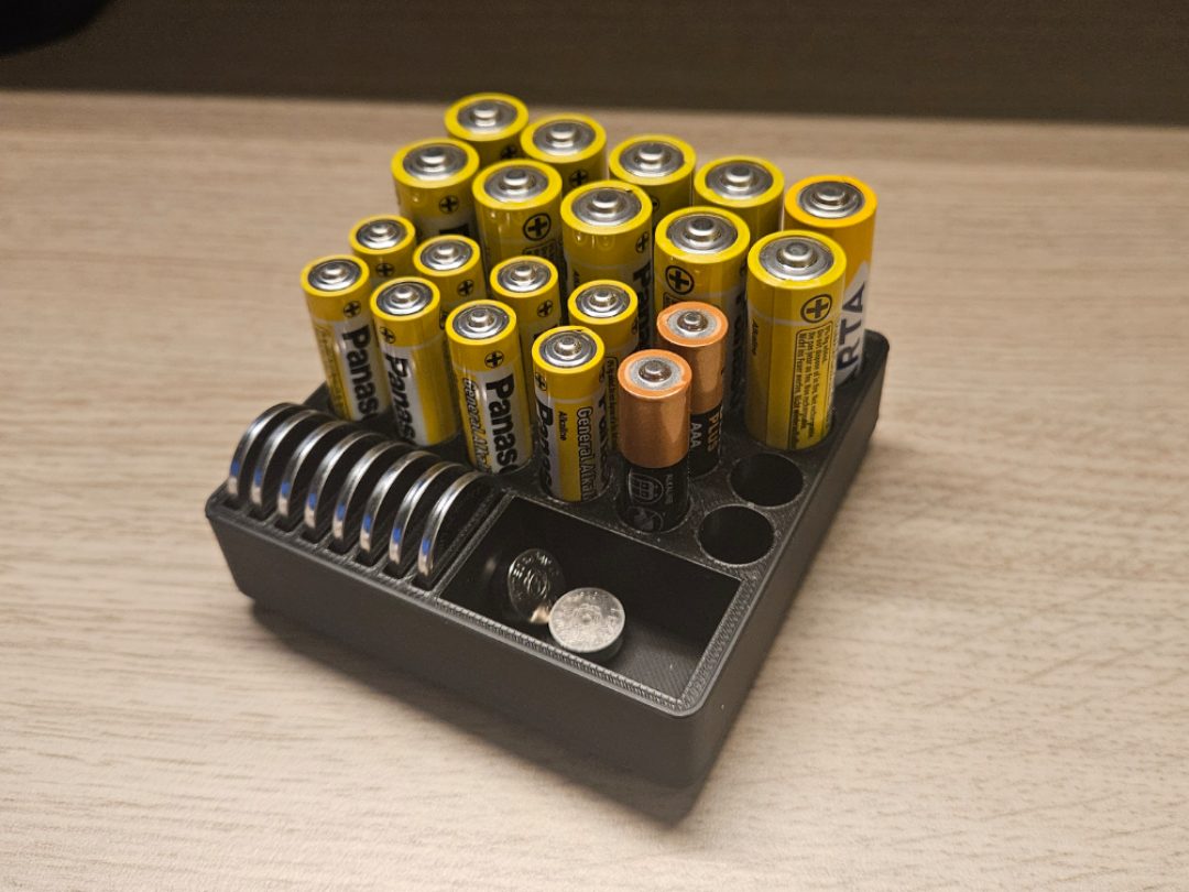 Gridfinity batteries — vue 1