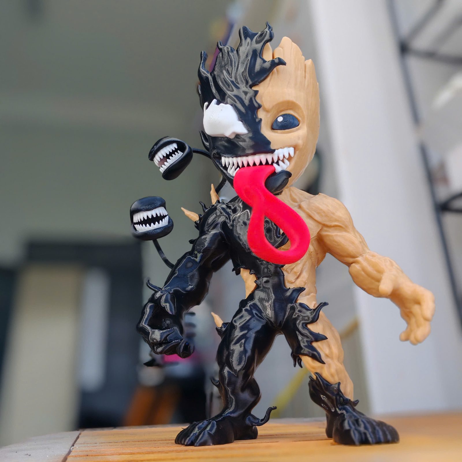 Groot en Venom — vue 3