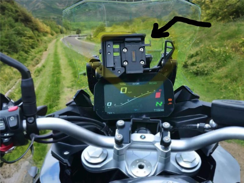 GS Smart Mount: Adapter for BMW GS GPS Cradle — vue 1