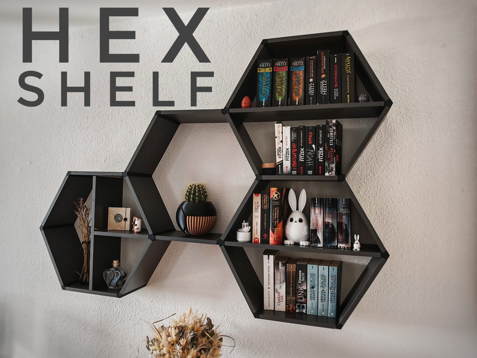 Hex Shelf – Modular Wall System — vue 1