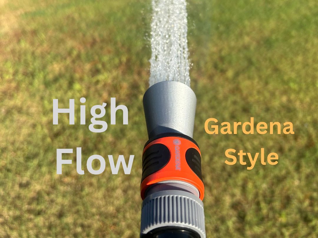 High Flow Garden Hose Sprayer Nozzle Gardena — vue 1