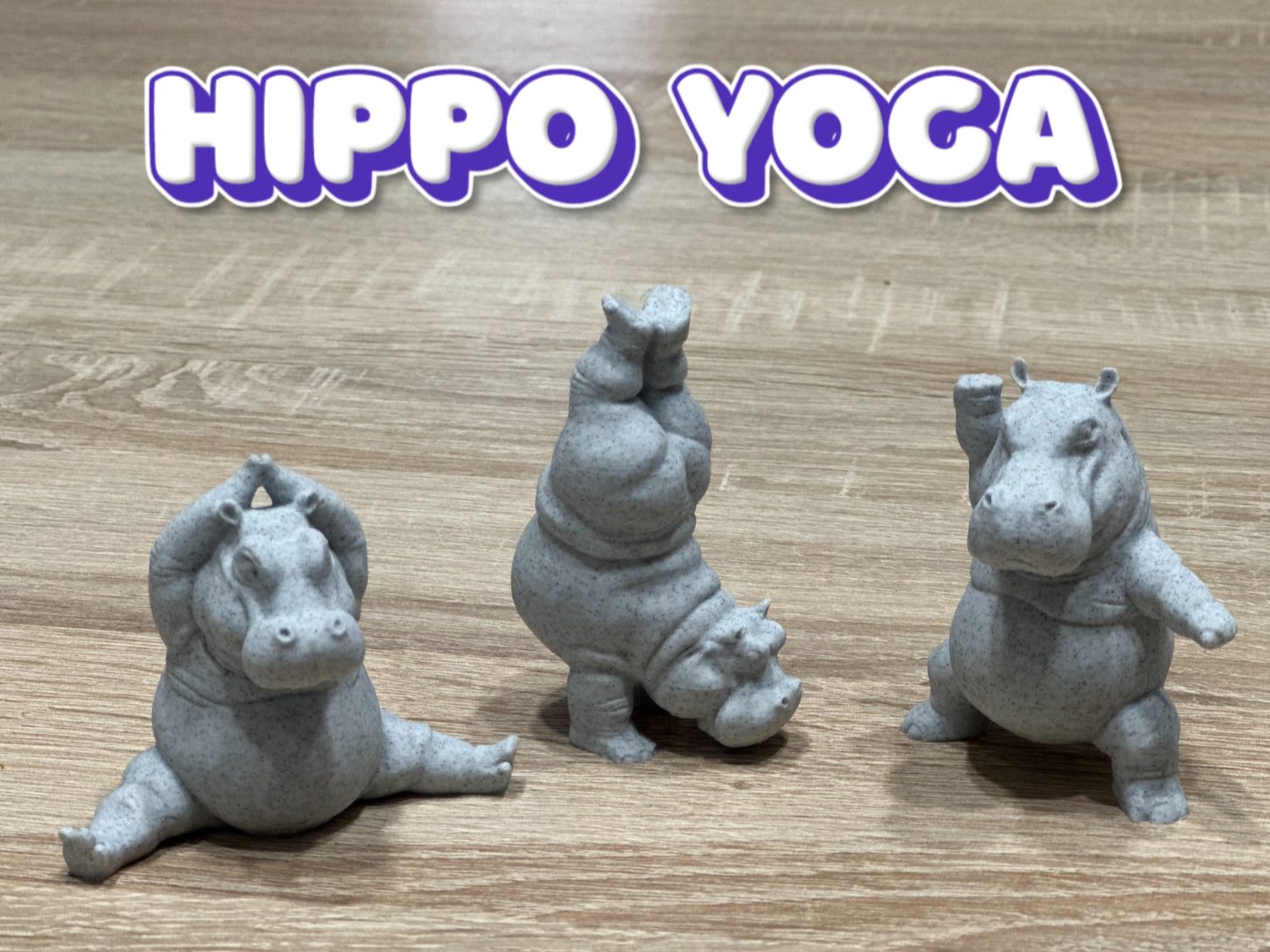 Hippo yoga (funny pose) — vue 1
