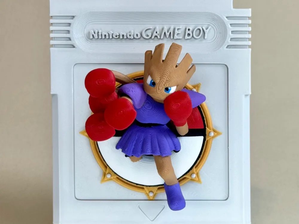 Hitmonchan Pokemon Game Boy Cartridge — vue 1