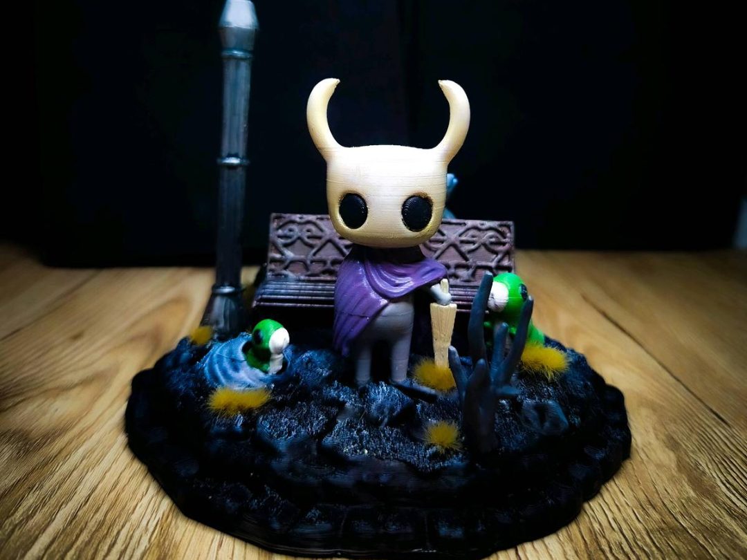Hollow Knight - Checkpoint Bench Diorama fanmade — vue 1