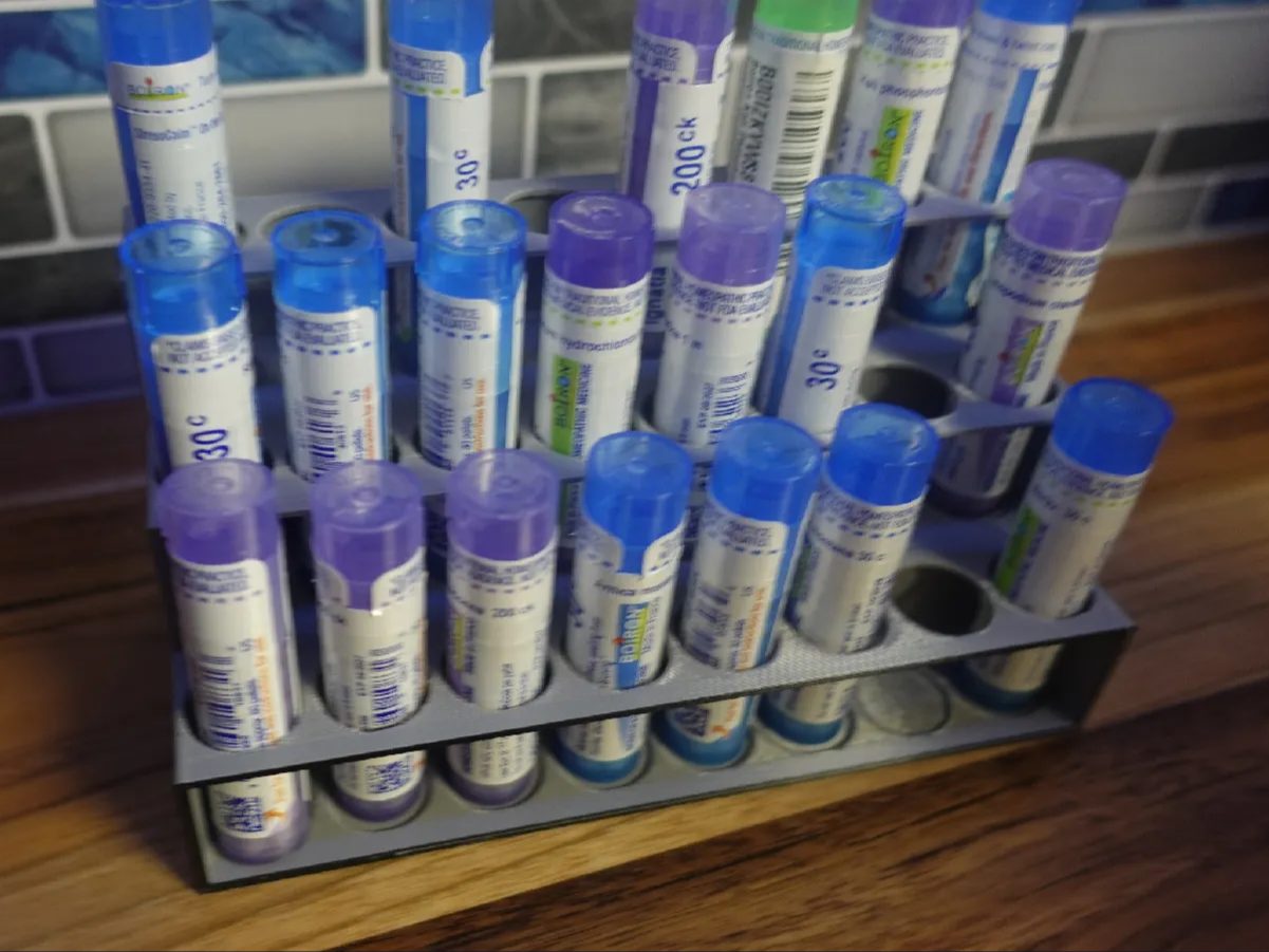 Homeopathic 3 stack organizer with drawer — vue 1