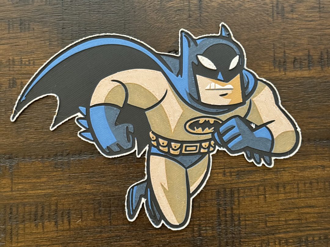 HueForge Batman Character — vue 1