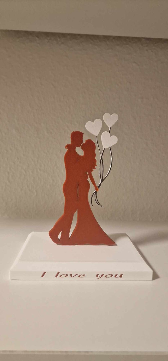 I love you sculpture — vue 1