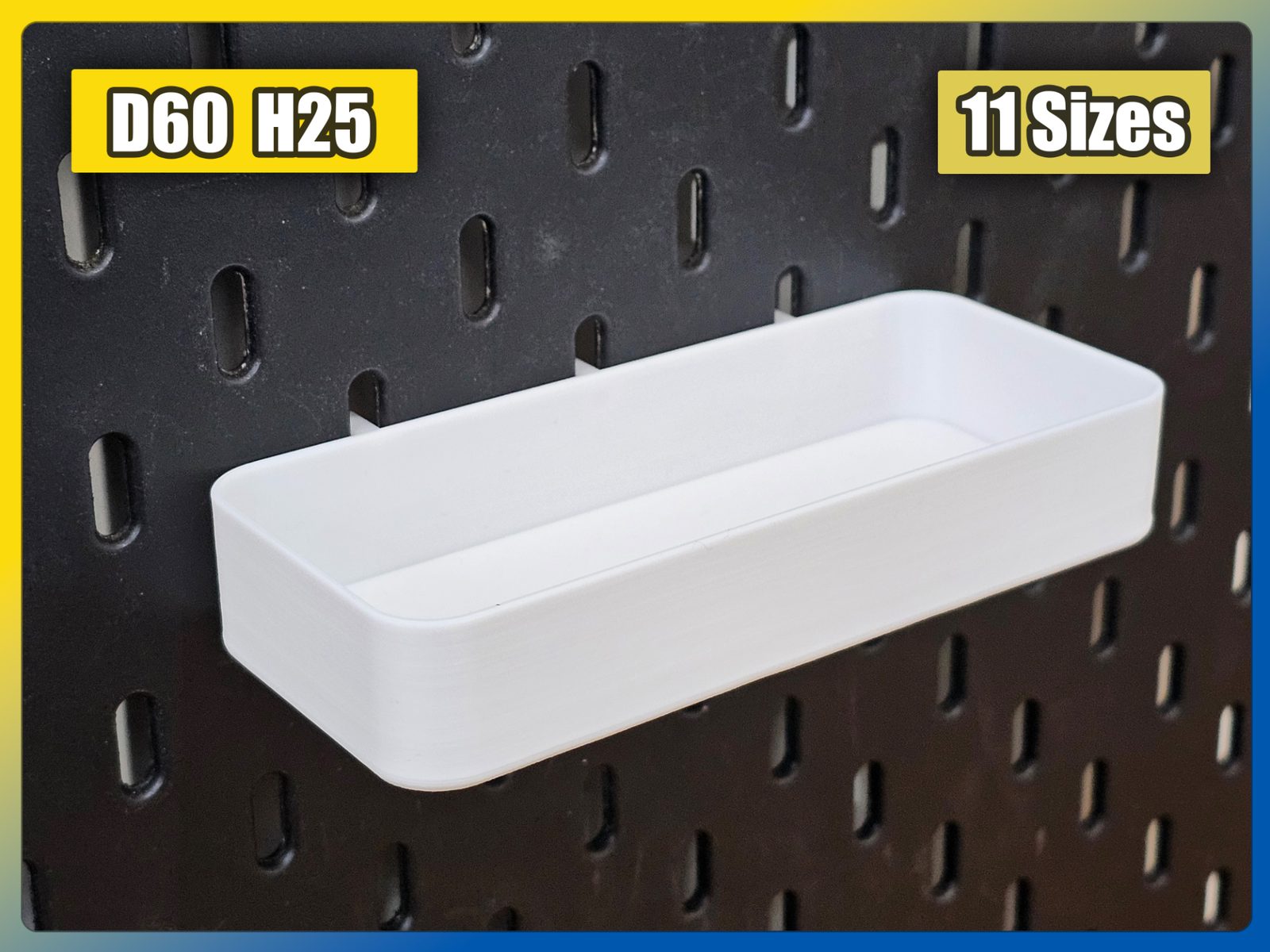 IKEA Skadis Container D60 H25 — vue 1