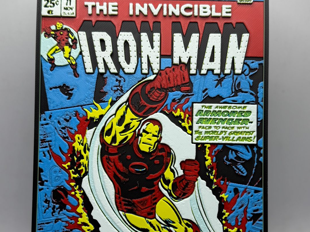 Iron Man Comic Cover — vue 1