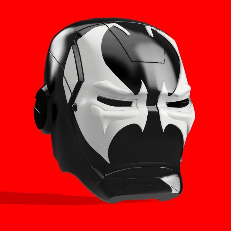 Iron Spawn Fan Art Helmet Complete Model — vue 1
