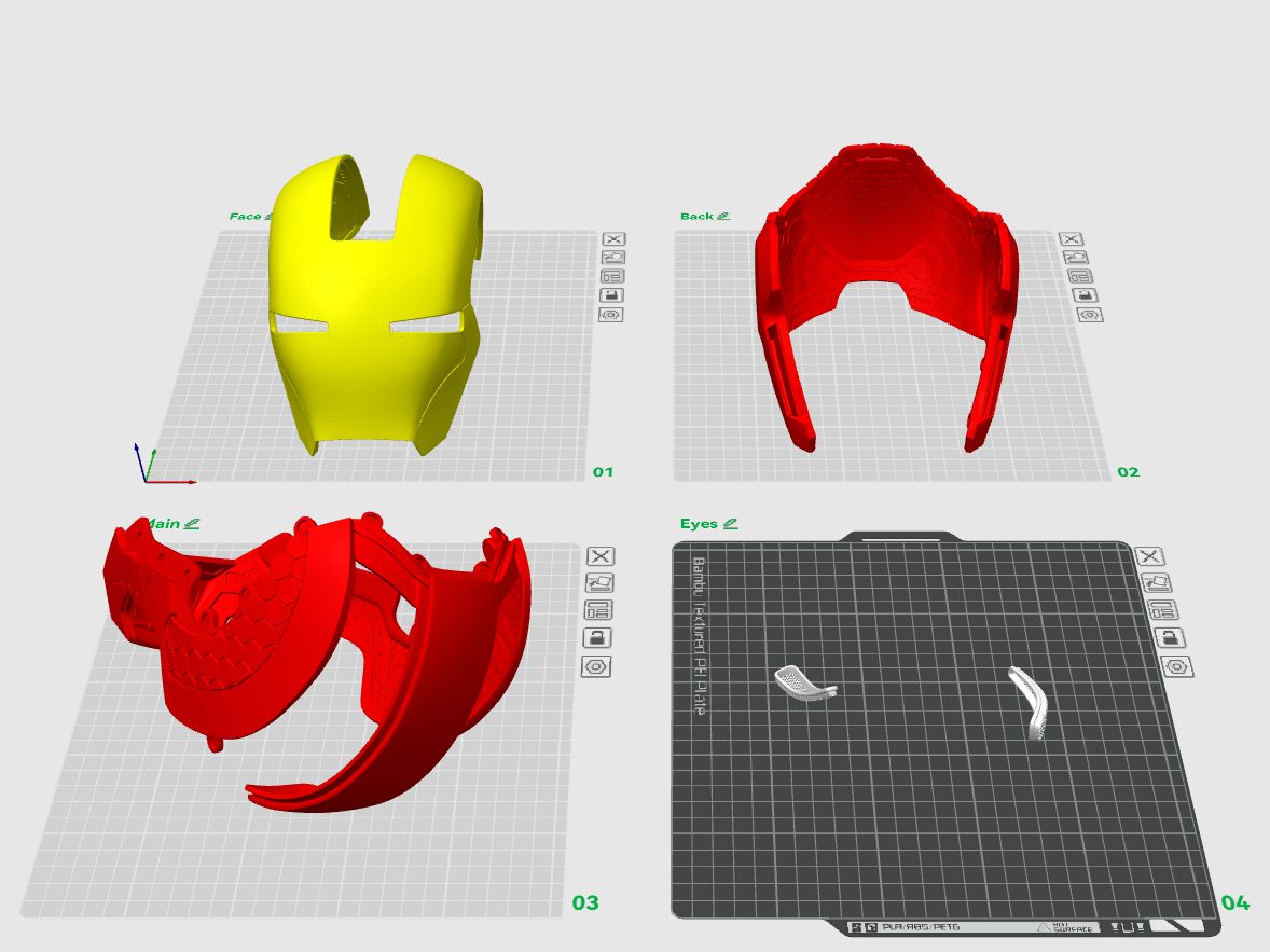 IronMan Mk39(Starboost) Helmet–80% Scale !!READ!! — vue 1