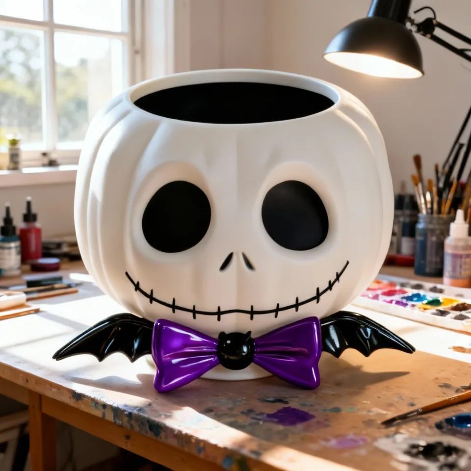 Jack Skellington “Candy Skull” — The Snack Bowl That Smirks Too Much — vue 1