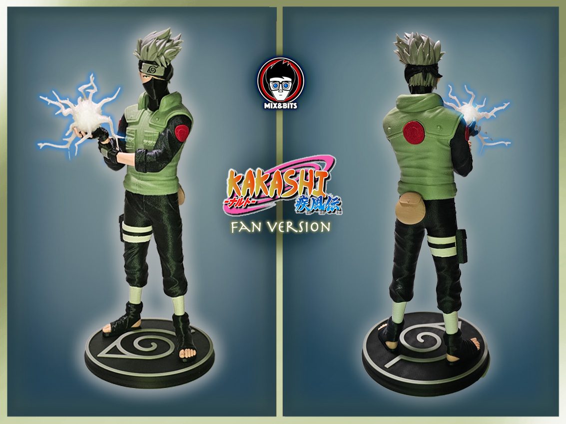 Kakashi fanart (same scale as our Naruto) 42 cm — vue 1