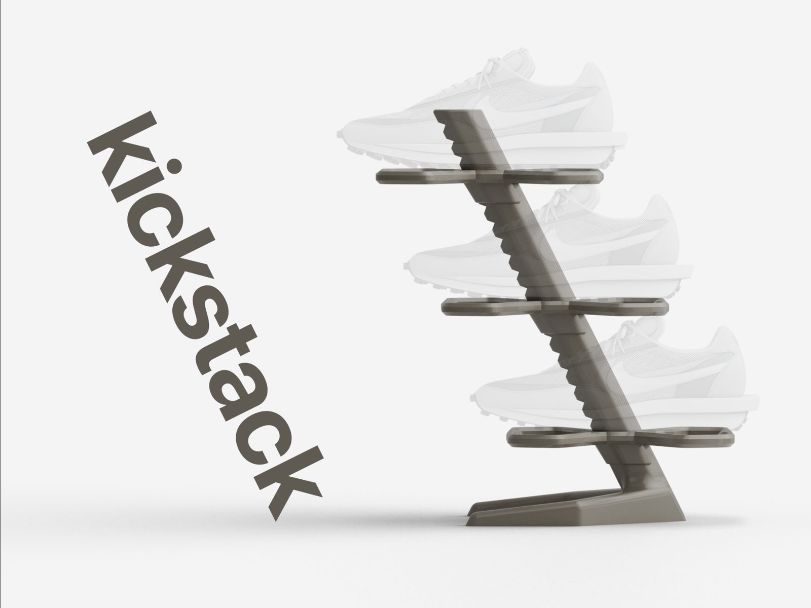 kickstack Shoe Rack - Sneaker Display — vue 1