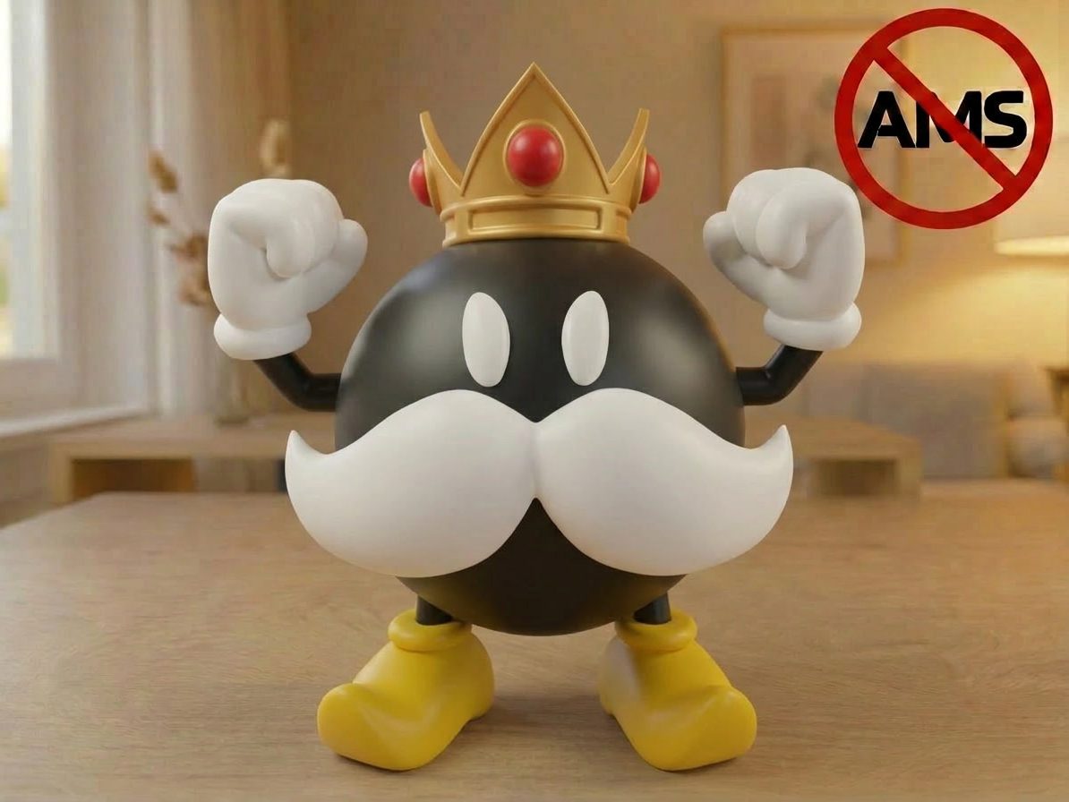 King Bob-omb Mario Figurine AMS + Versions — vue 1