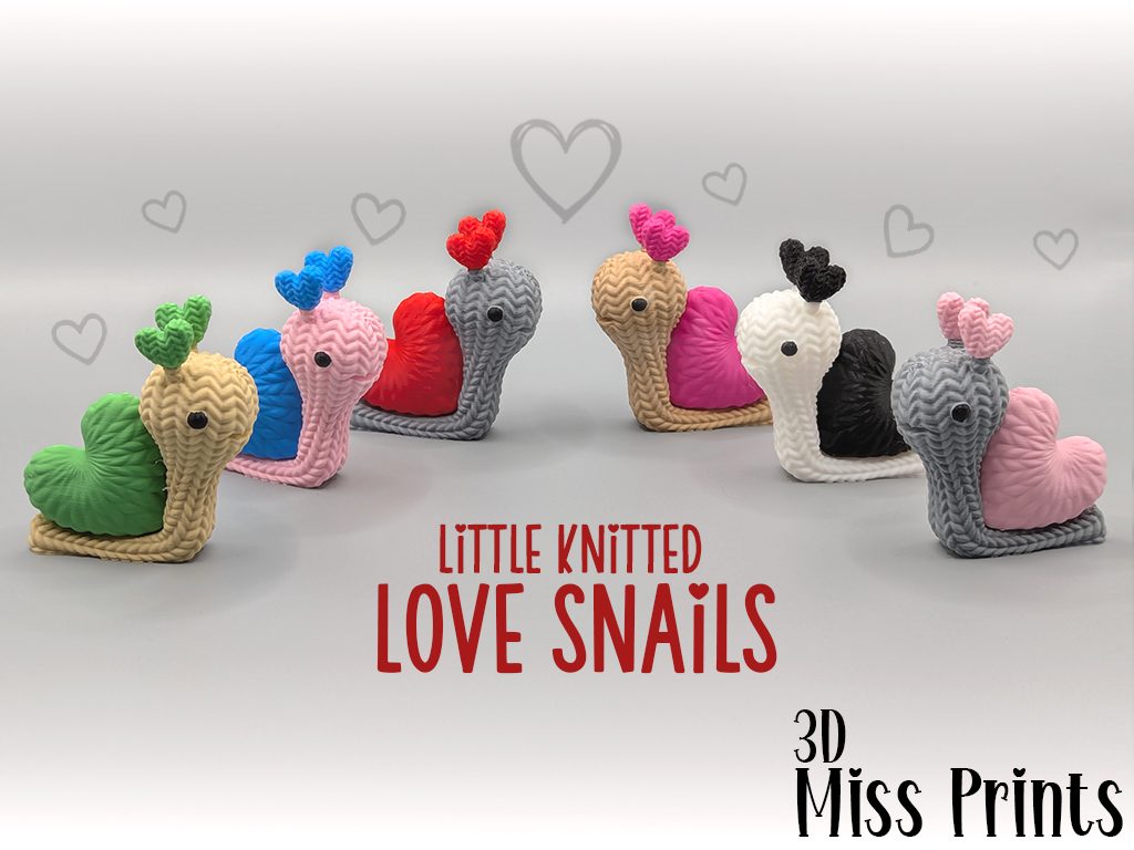 knitted Love Snails — vue 1